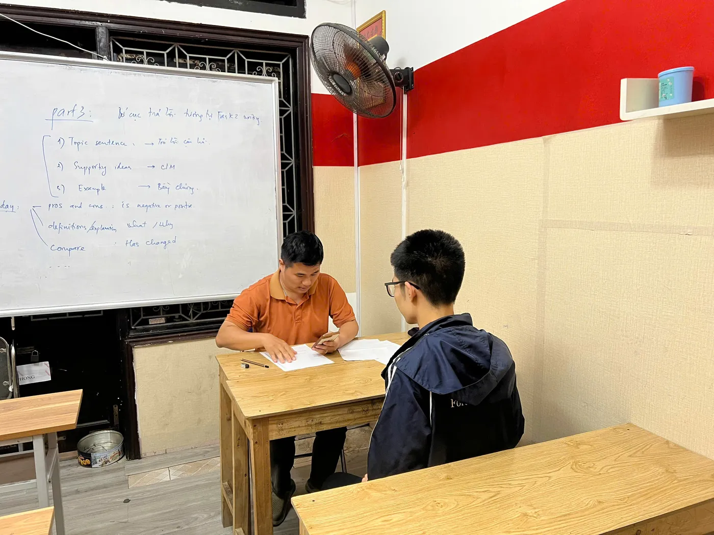 Thi thử Speaking 1-1 cùng giáo viên